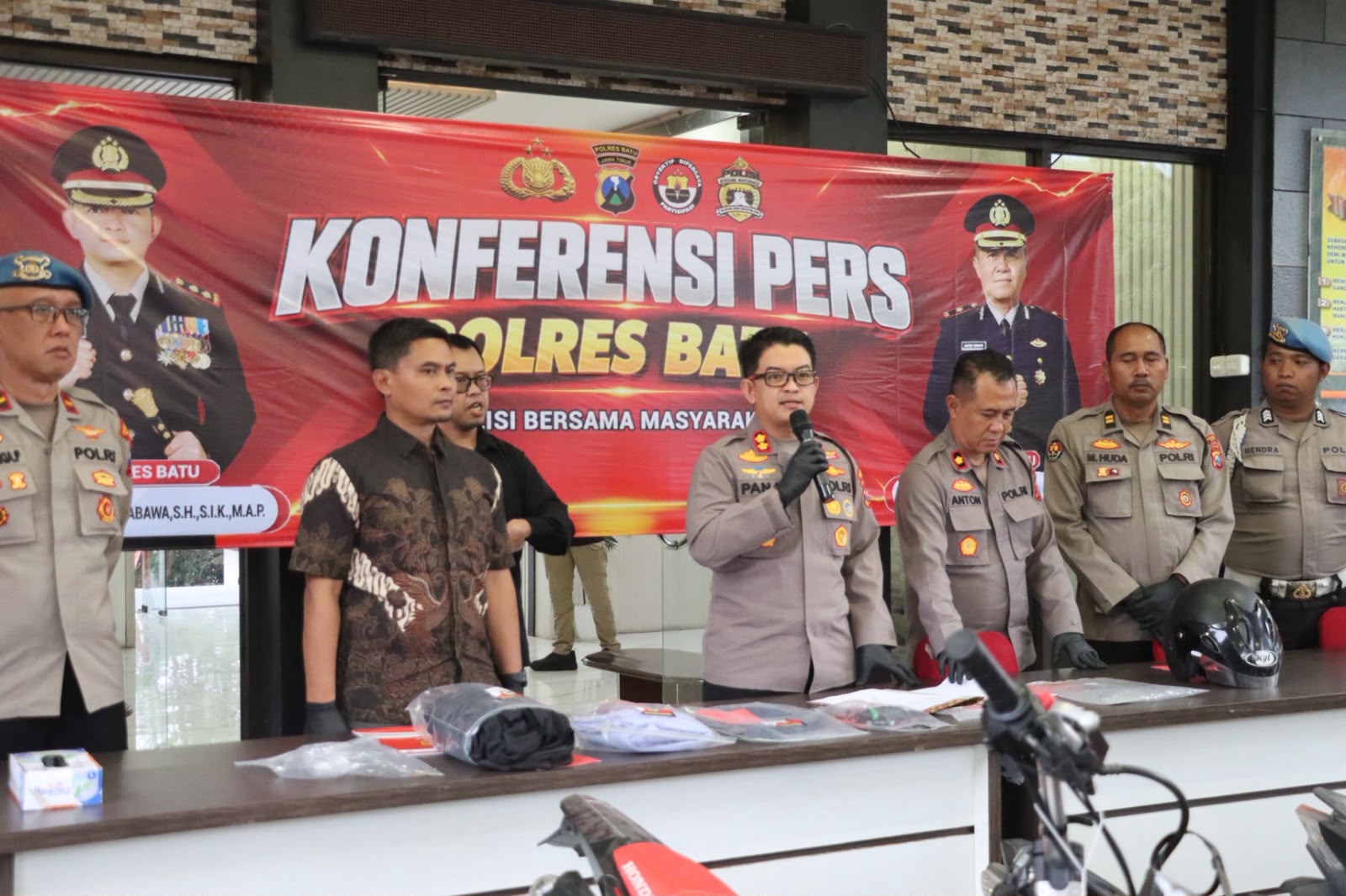Operasi Sikat Semeru 2026 selesai, Sat Reskrim Polres Batu Ringkus 11 Pelaku Curanmor