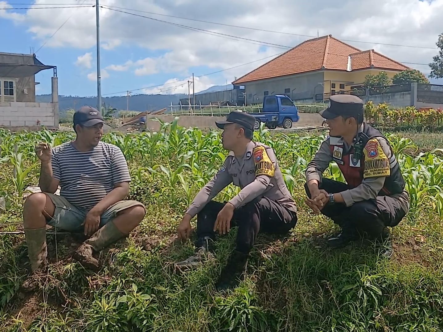 Sambang Petani Jagung, Aiptu Arief March Perkuat Sinergi Wujudkan Ketahanan Pangan