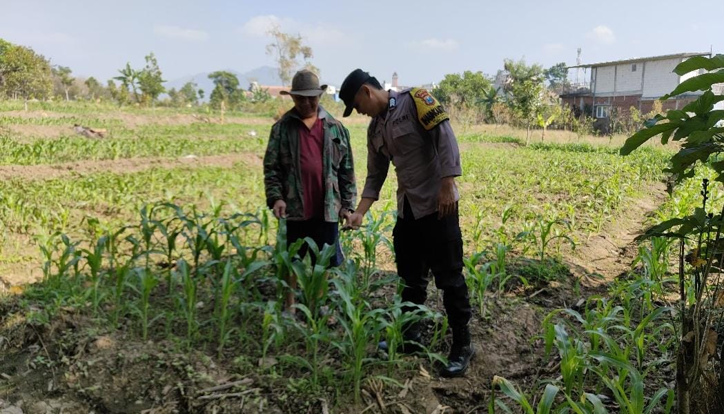 Sambang Petani di Pandanrejo, Polri Perkuat Sinergi Dukung Ketahanan Pangan